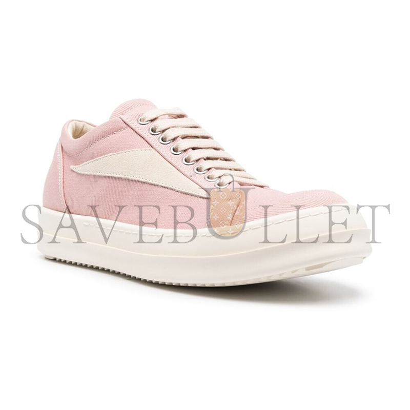 RICK OWENS LOW-TOP SUEDE SNEAKERS DS01C6803DQLVS